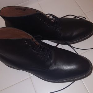Frank Wright Black leather boots